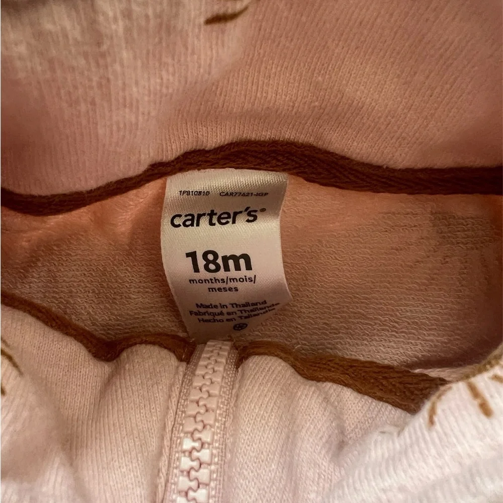 Carter’s Girls Pink Flutter Sleeve Vest | 18M